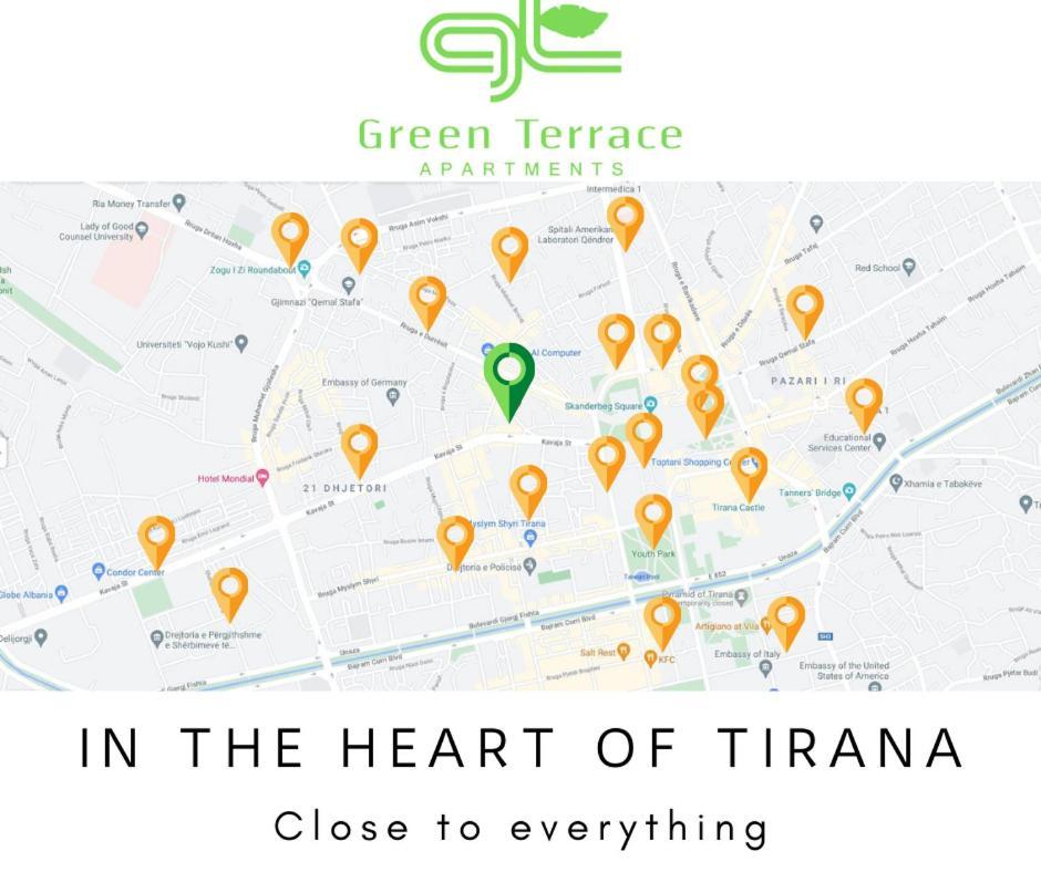 Green Terrace Apartment 4 Tiranë Eksteriør bilde